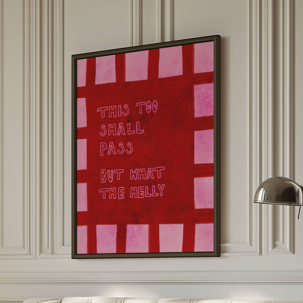 What The Helly - Digital Download Art Print By Bad Batch