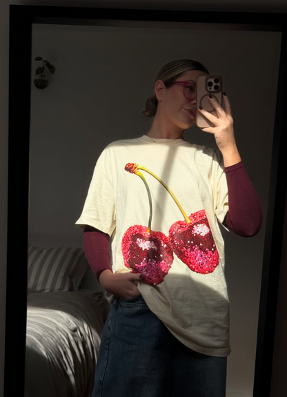 Disco Cherries Relaxed Tee