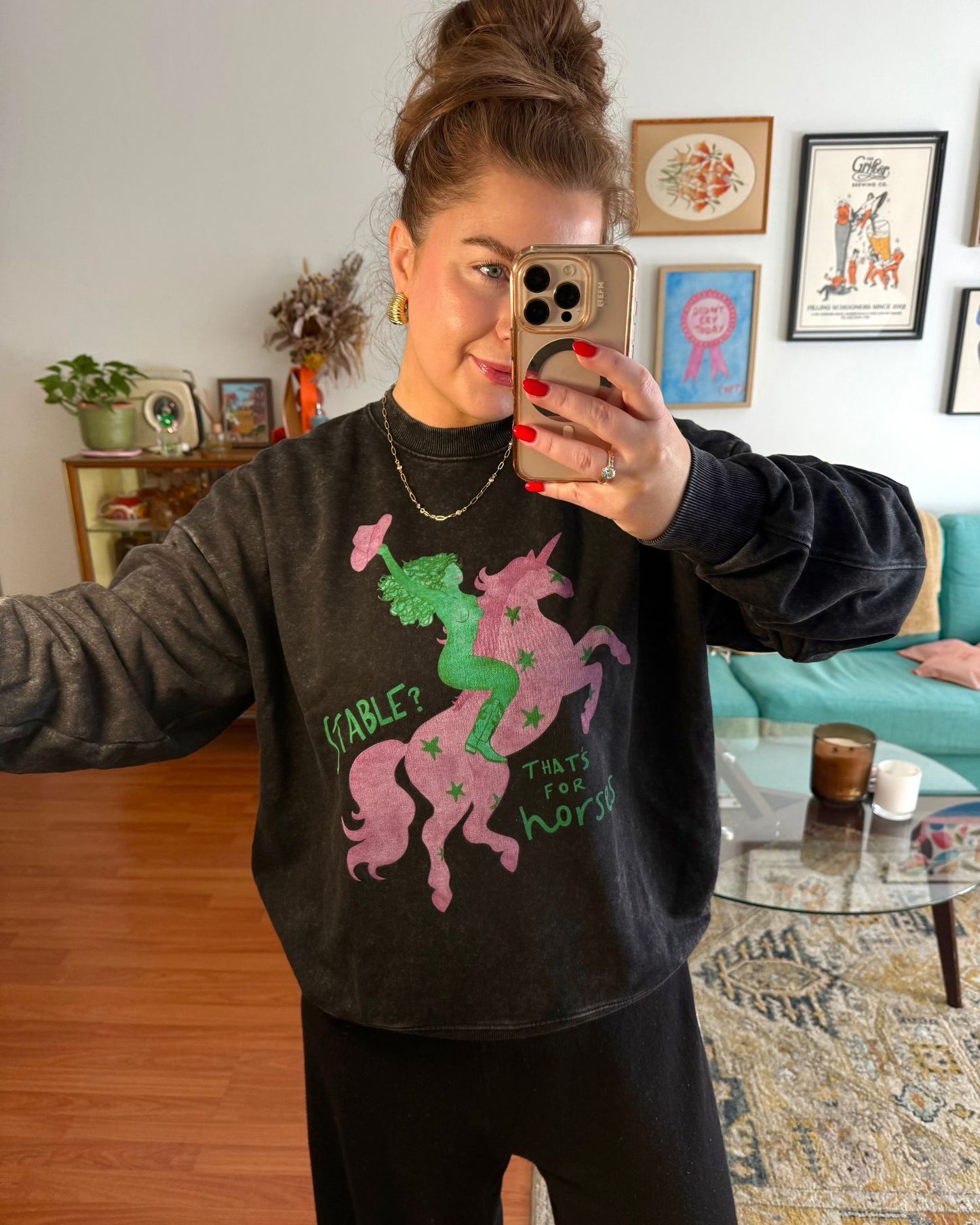 Stable? That's For Horses Sweatshirt
