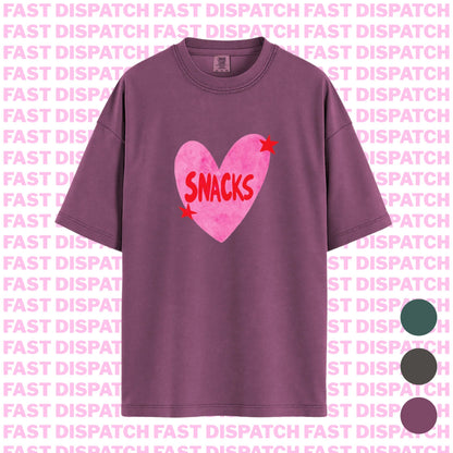 I Love Snacks Tee 🚚 Ready-to-ship🎄