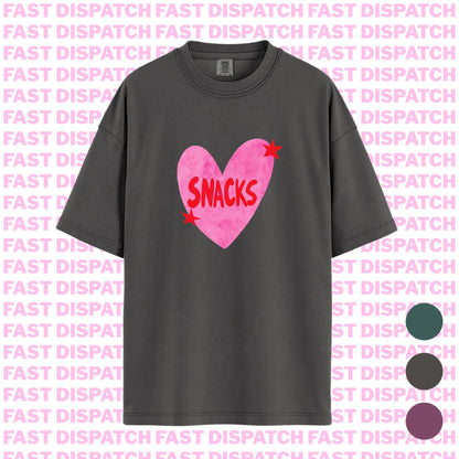 I Love Snacks Tee 🚚 Ready-to-ship🎄