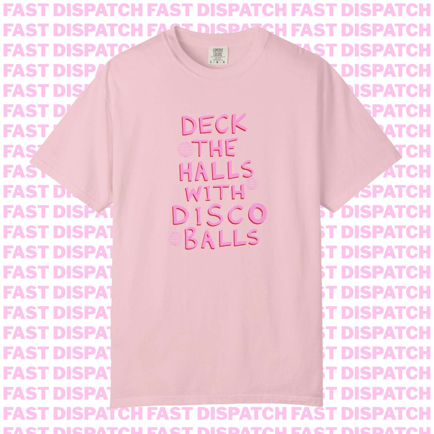 Deck The Halls With Disco Balls Tee 🚚 Ready-to-ship🎄