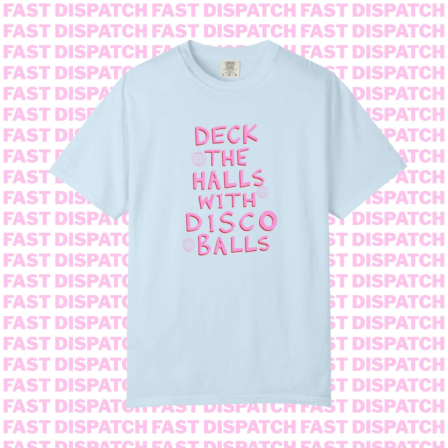 Deck The Halls With Disco Balls Tee 🚚 Ready-to-ship🎄