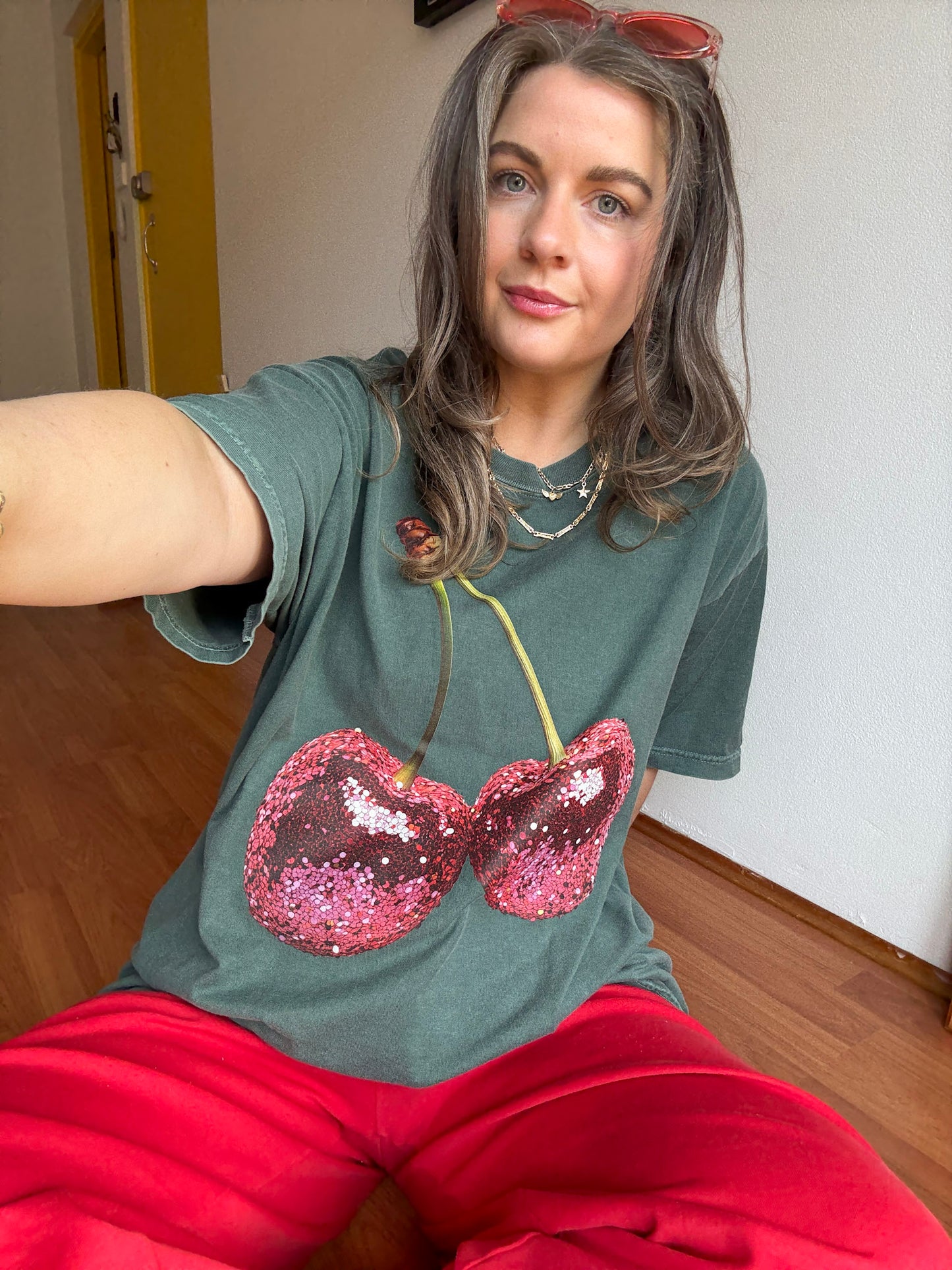 Disco Cherries Graphic Tee