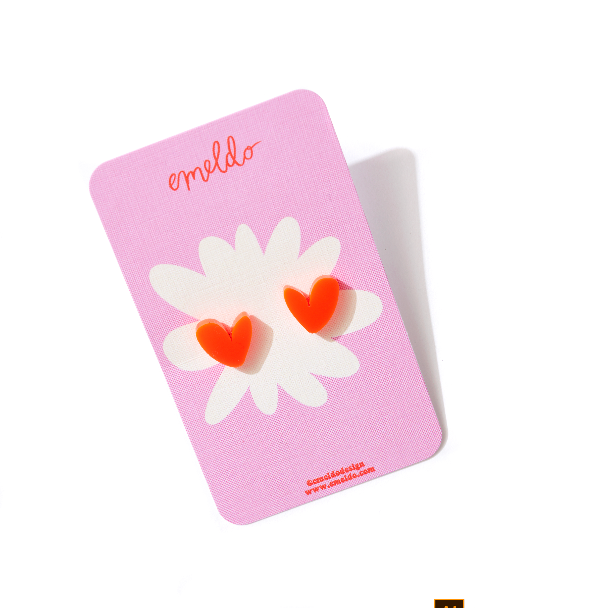 Heart Stud Earrings