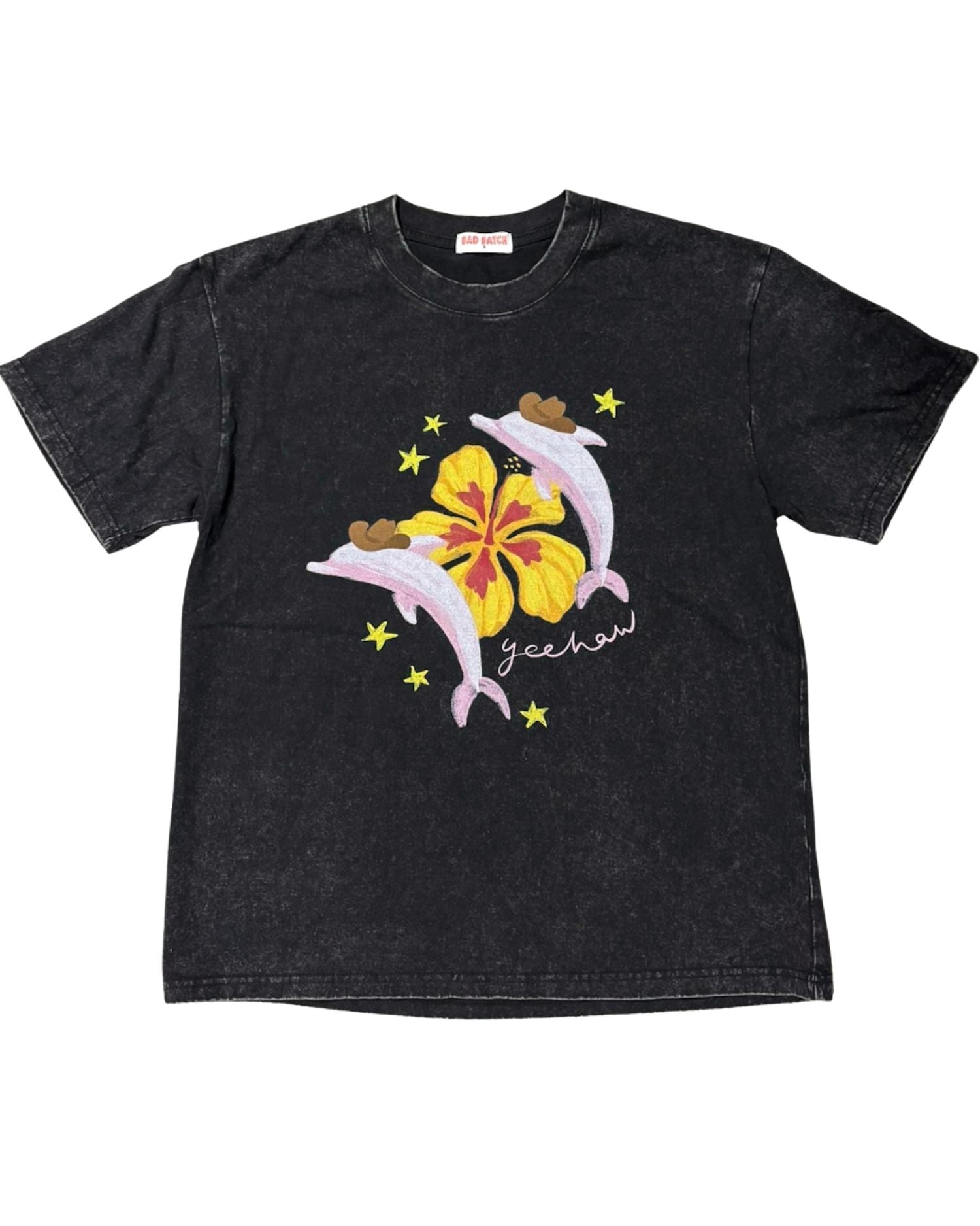 Dolphin Girl Oversized Graphic Tee