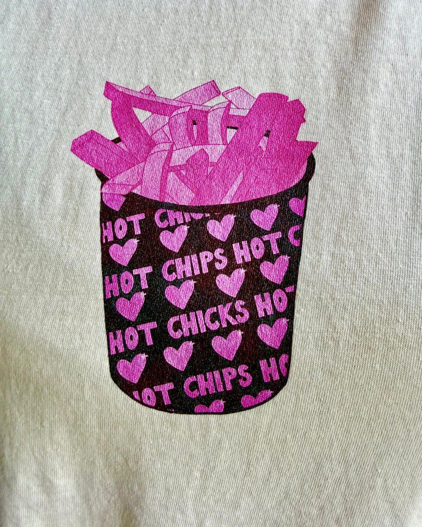 Hot Chicks Love Hot Chips Graphic Tee