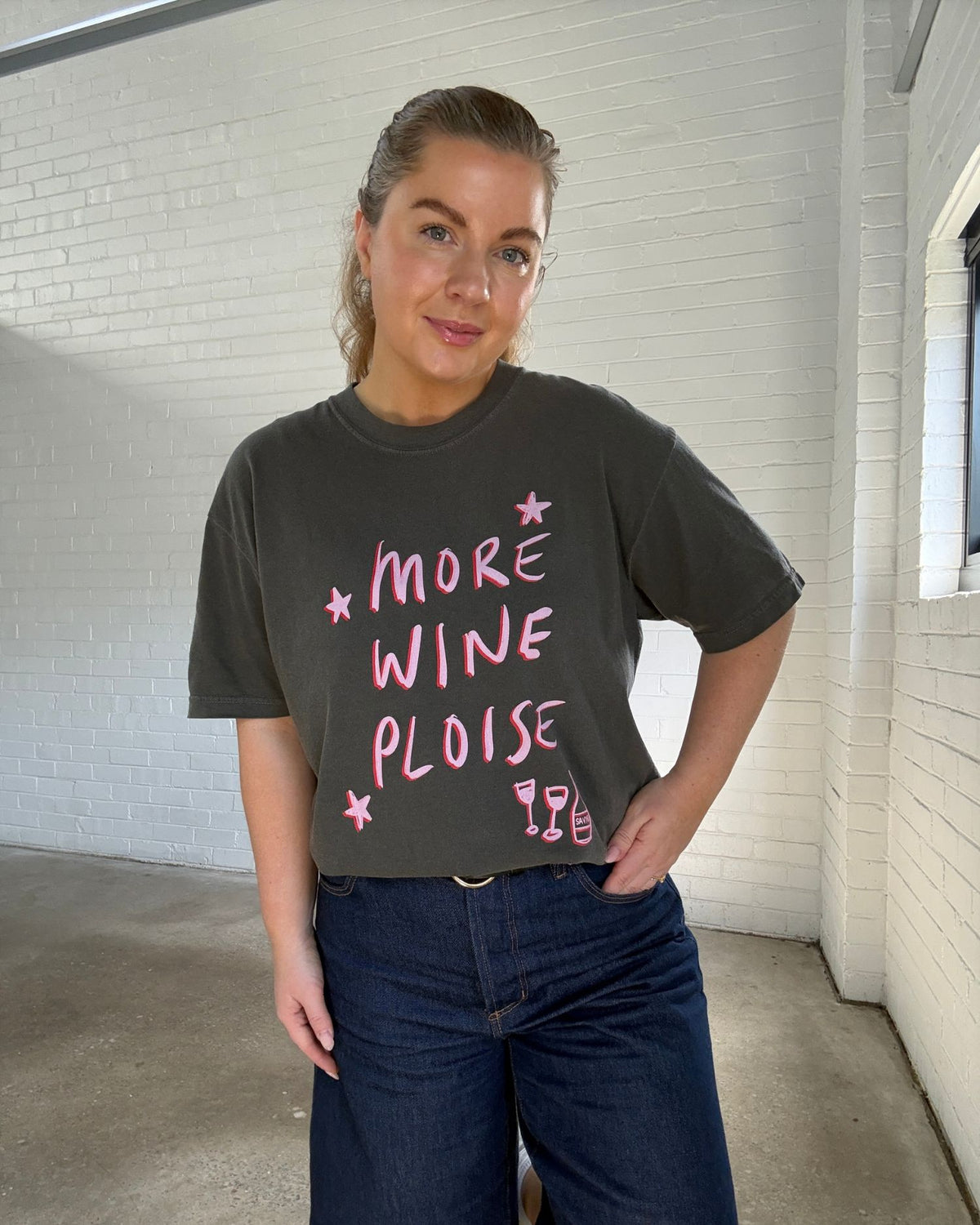 More Wine Ploise Graphic Tee
