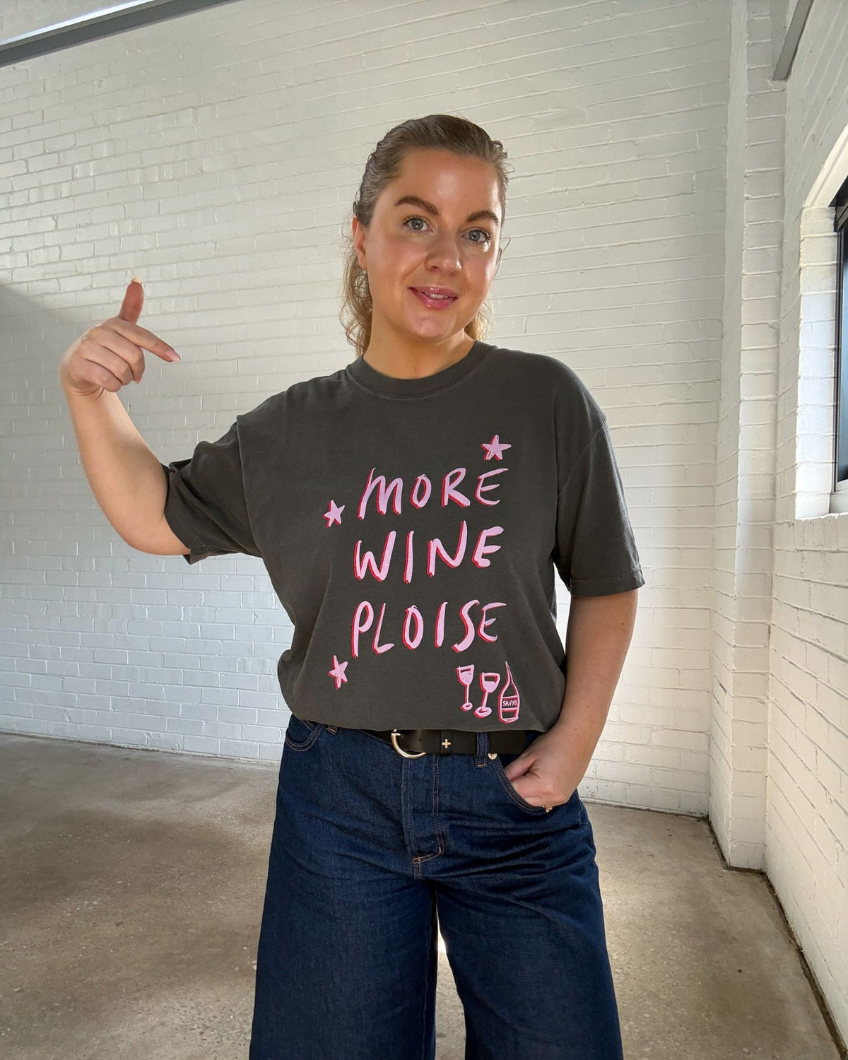 More Wine Ploise Graphic Tee
