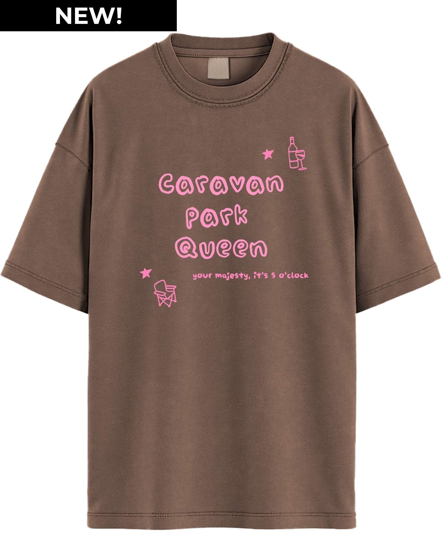 Caravan Park Queen Graphic Tee