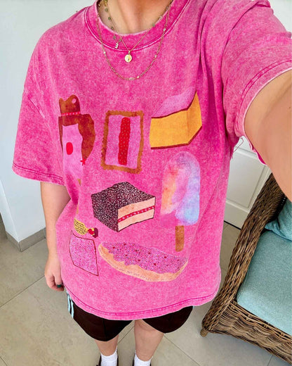 Sweet Treats Oversized Graphic Tee