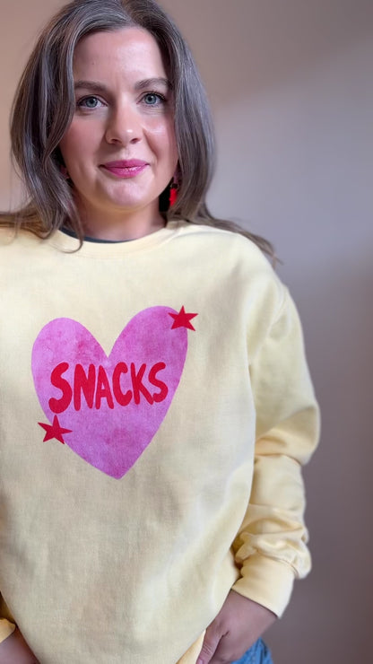 I Love Snacks Sweatshirt