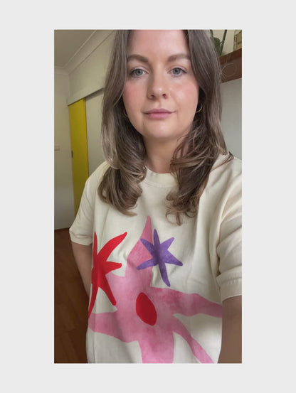Dancing Stars Relaxed Tee