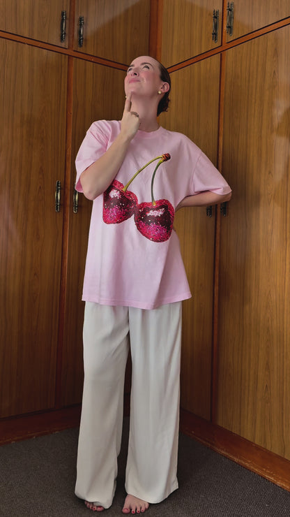 Disco Cherries Relaxed Tee